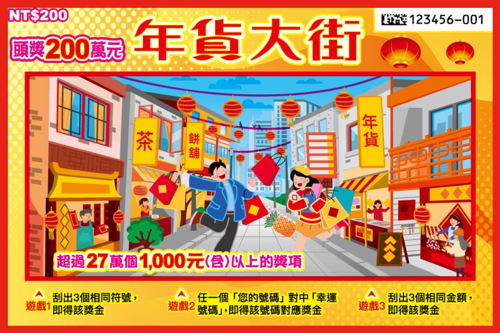 2025蛇年刮刮樂露面啦！TU娛樂城整理了中獎率、玩法資訊懶人包，快來挑選過年試手氣！